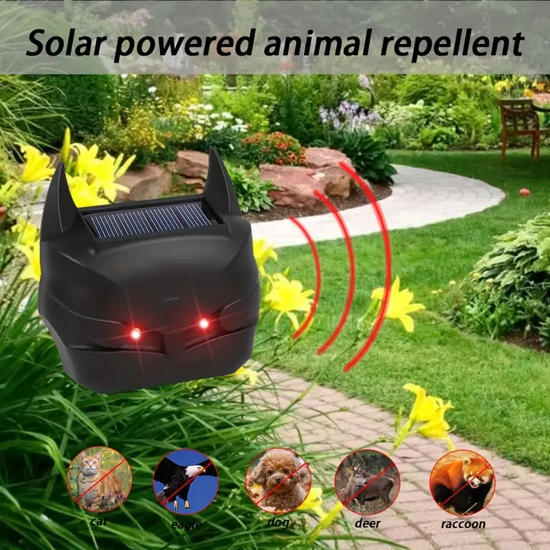 Solar-Ultraschall-Tiervertreiber