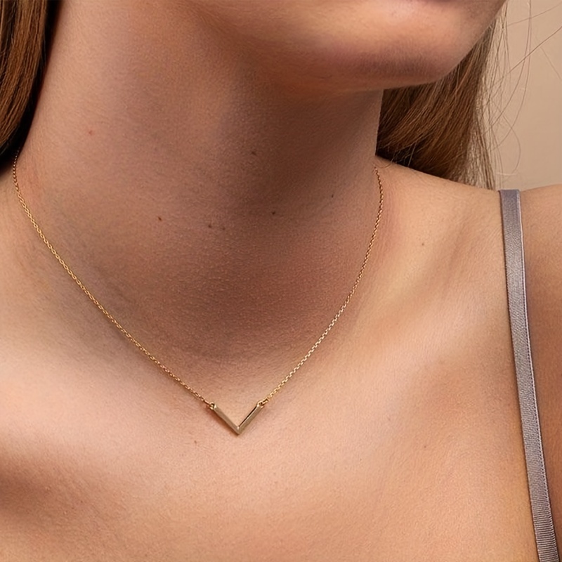 Fashionable Vintage Golden Letter Copper Alloy Necklace - Temu