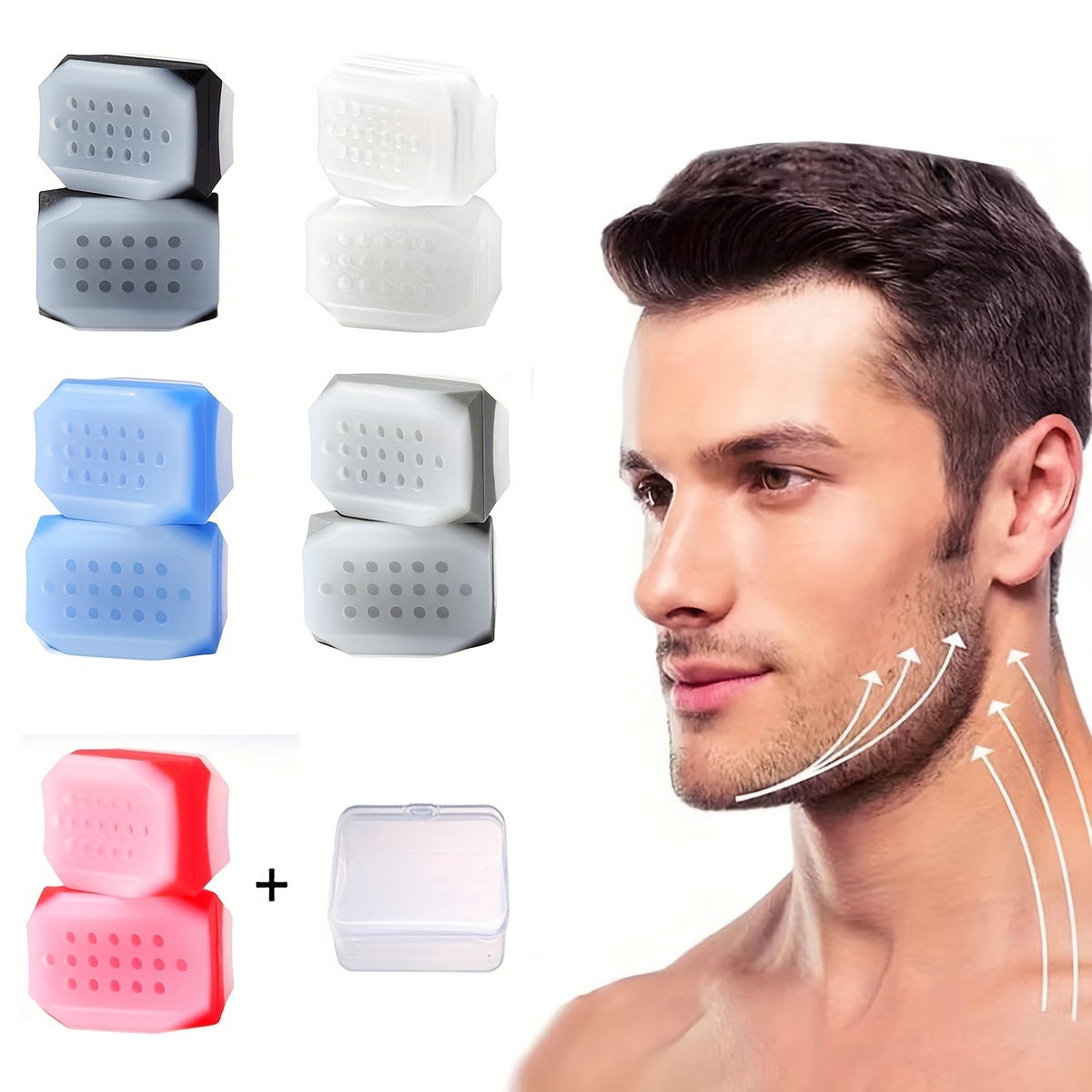 Muscle Jawline Exerciser Bite Muscle Ball Silicone Jaw - Temu