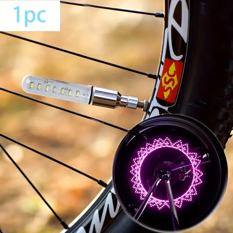 Lumière De Vélo LED Néon Pour Rayons De Vélo Lampe De - Temu Belgium