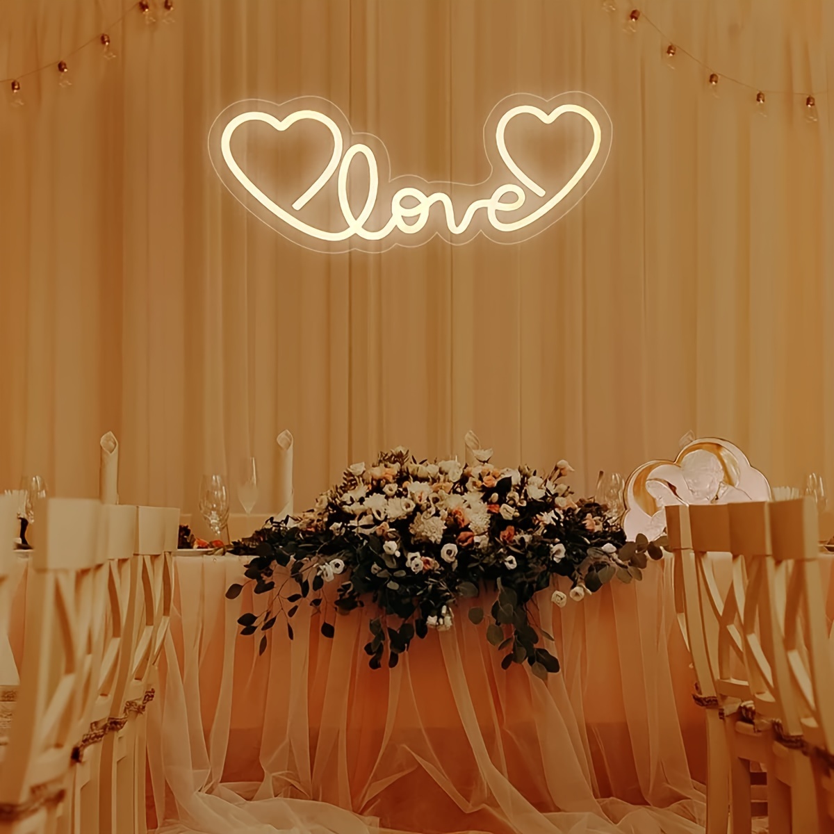 Cuore Luminoso Al Neon Per Mamme E Matrimoni Di San Valentino