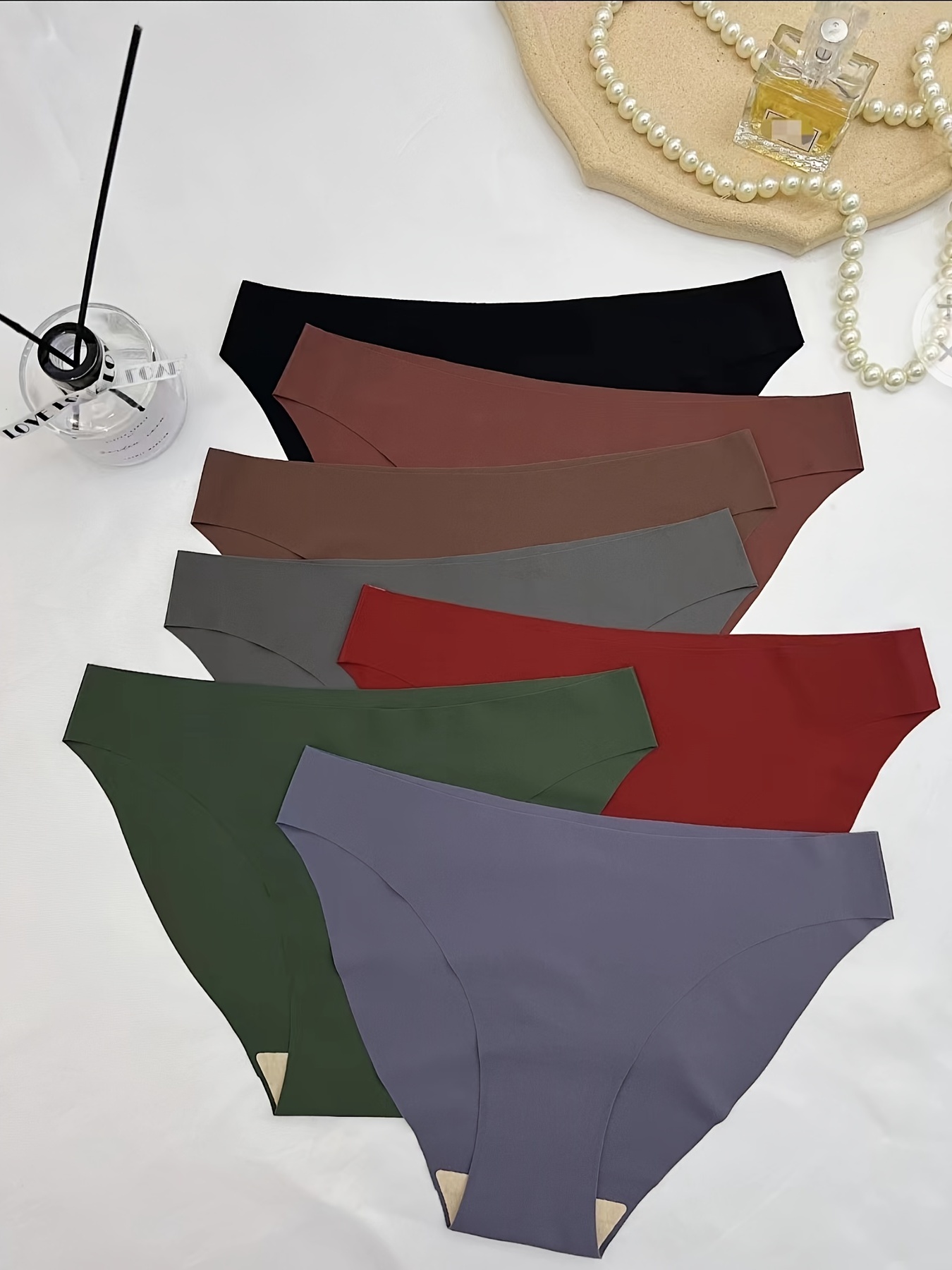 Women's Seamless Briefs Panties No Show Briefs Underwear - Temu Australia