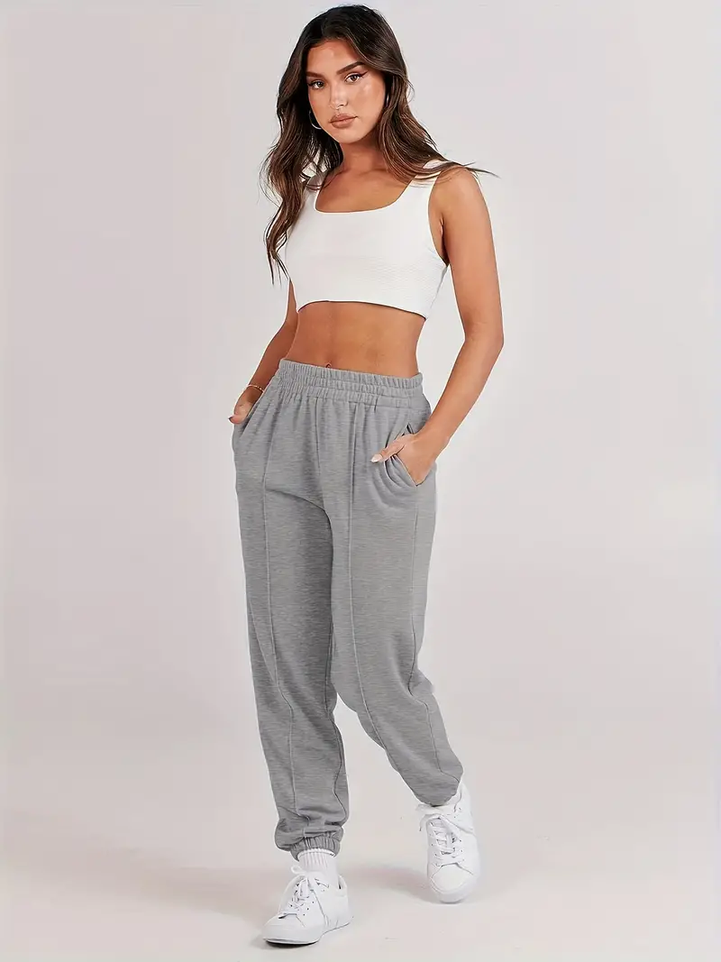 Women's Baggy Casual Sweatpants High Waisted Workout - Temu United