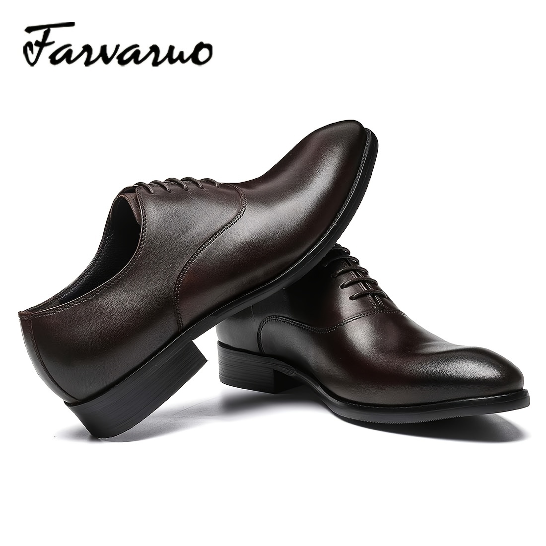 Men Patent Leather Dress Shoes Formal Oxford Comfort Pointy Toe Wedding  Shoes