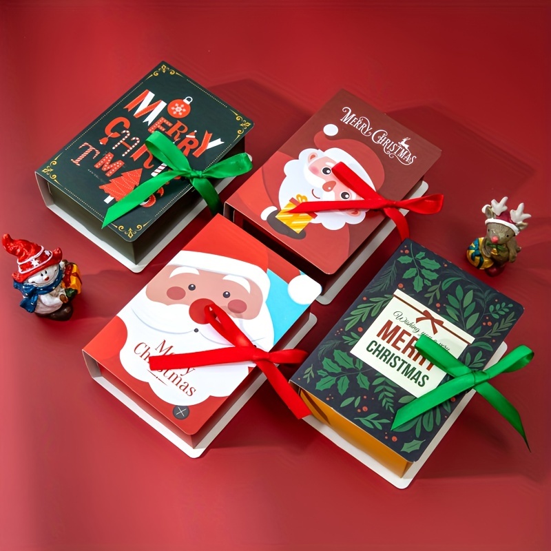 MELLIEX Boites Cadeau Noël, 12 Pièces Boîtes de Bonbons de Noël