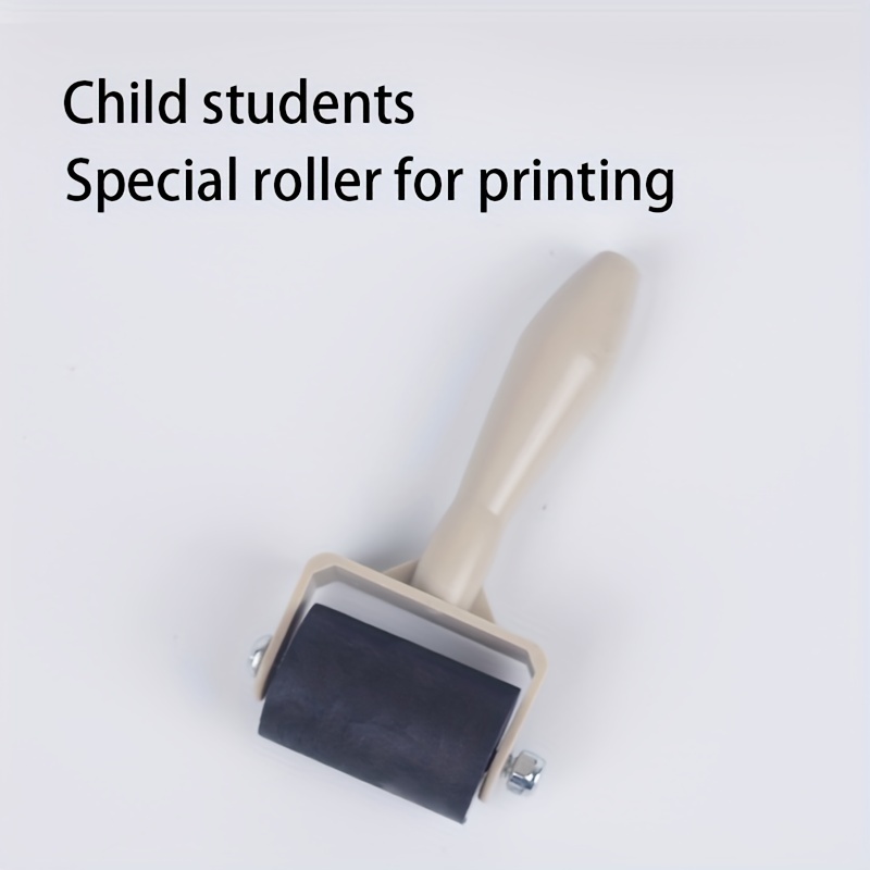 Printmaking Ink Roller Childrens Printmaking Roller Tool Oil Painting Tool Rubber Roller Brush
