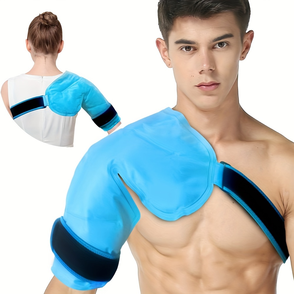 Ice Hot Shoulder Gel Pack Wrap Injuries Reusable Big Gel Ice - Temu