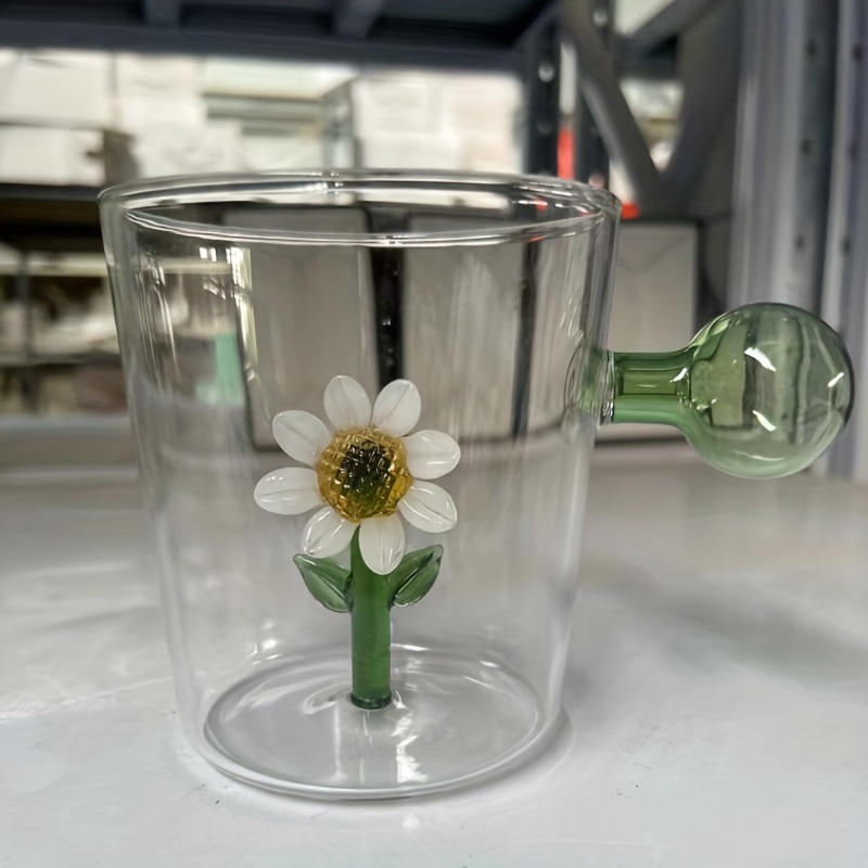 3D Animal Inside Glass Coffee Mug Cute Drinking Glasses Heat