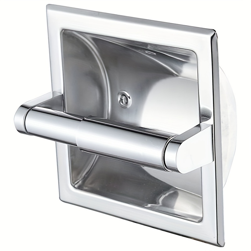 Recessed Wall Mounted Toilet Paper Holder Bathroom Tissue Holder