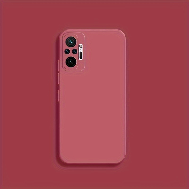 Xiaomi Redmi Note 11S 5G Square Silicone Case - Soft Matte Case Liquid  Cover Pink