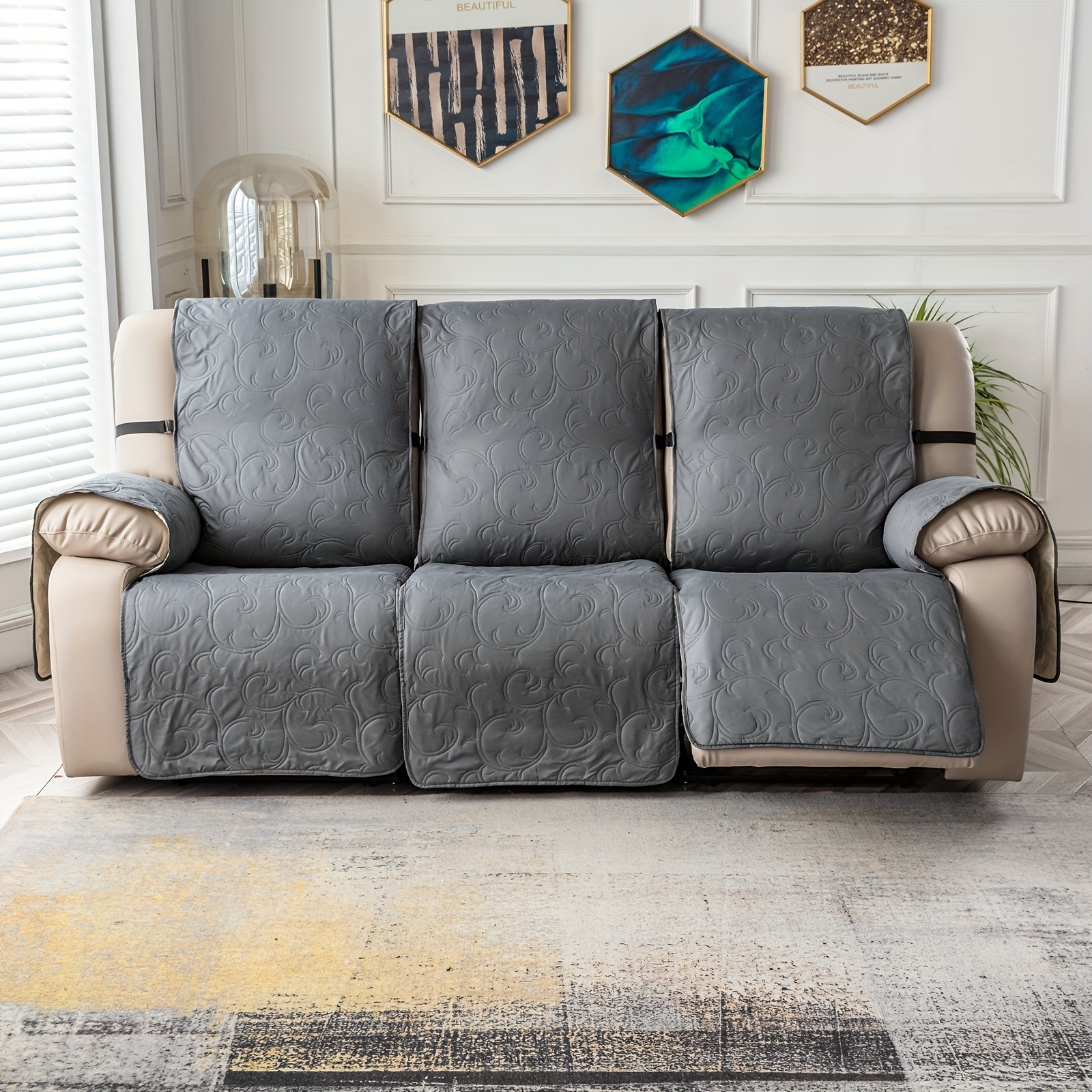 Funda elástica para sofá cama sin brazos, cubierta de futón plegable, a  prueba de polvo, extraíble