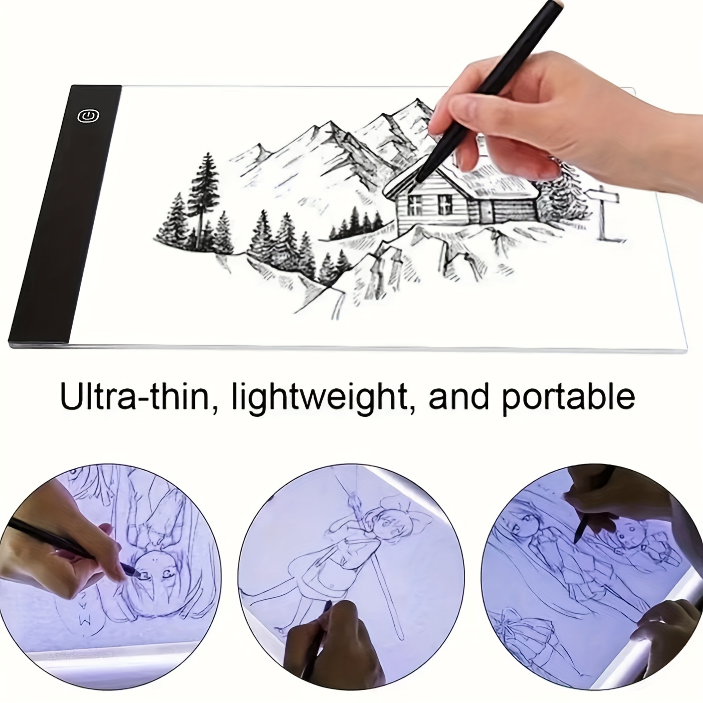 A3 Led Drawing Copy Board Toy To Draw Tablet 3 Level - Temu
