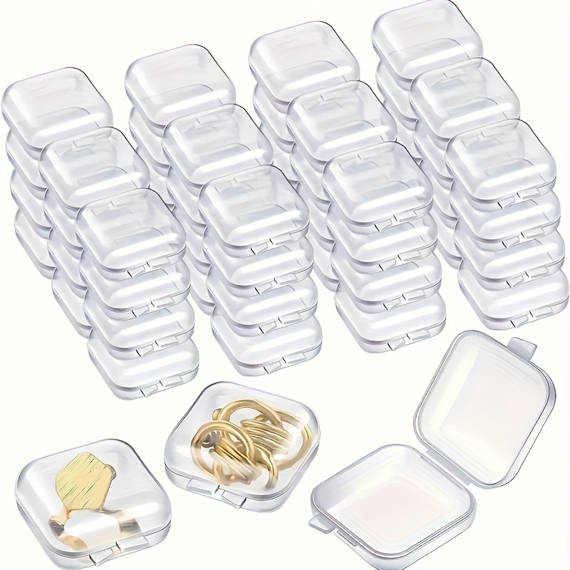  COHEALI 40pcs Transparent Storage Box Clear Storage Containers  Storage Containers for Organizing Containers with Lids Small Containers for  Organizing With Cover Small Object Miss Pp : Arte y Manualidades