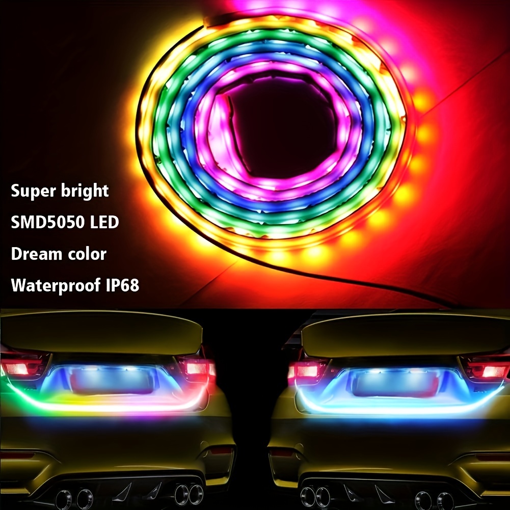 Bande lumineuse LED de voiture kit d'éclairage LED de coffre - Temu Belgium