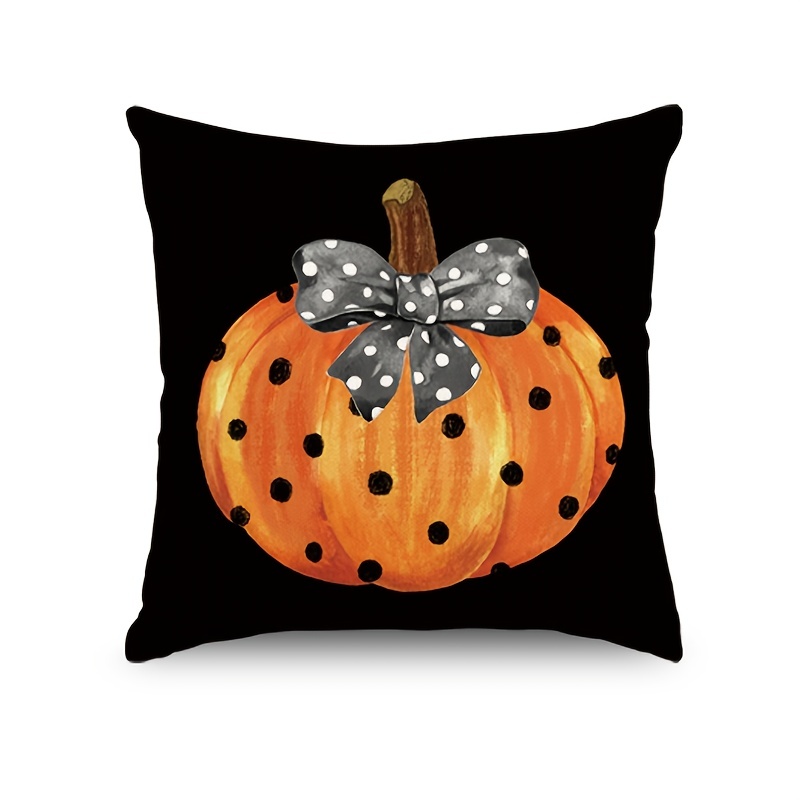 Fall Halloween Pillow Covers Decoration Pumpkin Trick or Treat