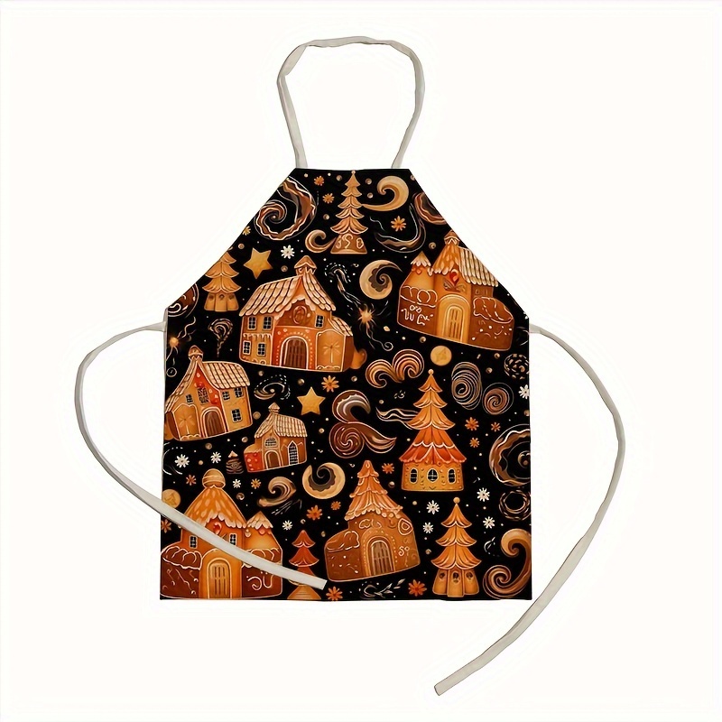 HT10493-TABLIER DE CUISINE.Tablier Sans Manches En Coton Et Lin Pour