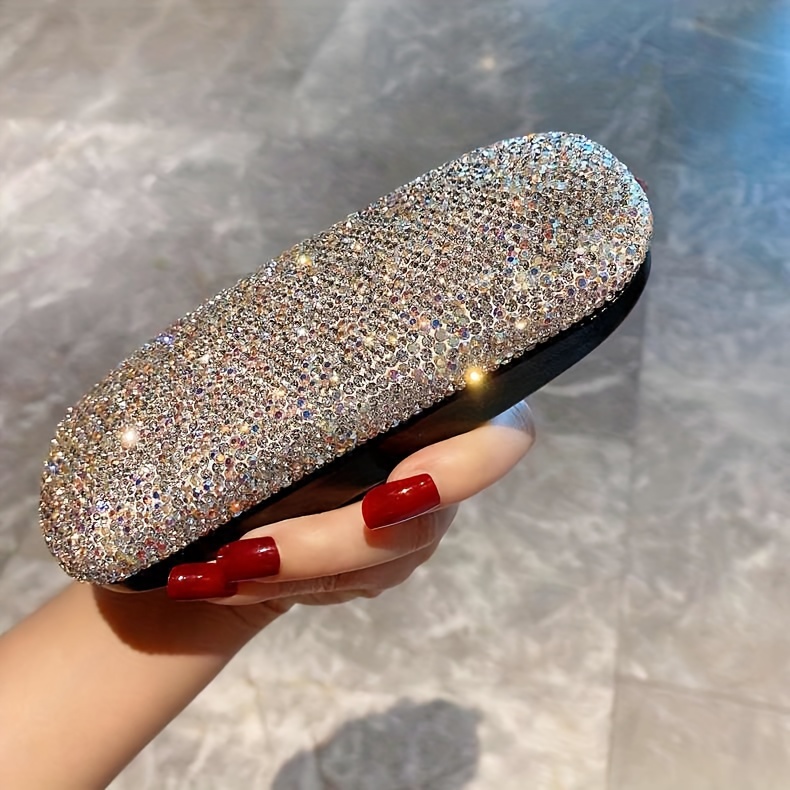 luxury   encrusted eyeglass case fashionable   leather high end womens glasses holder   elegant with for prescription eyewear details 2