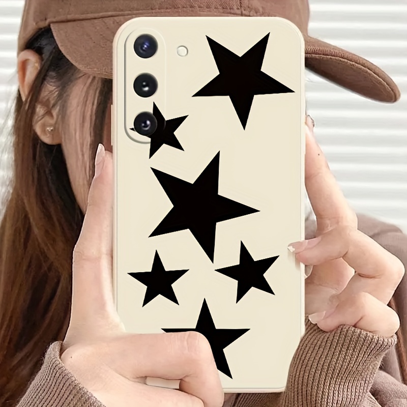 

5 Pointed Star Advanced Pattern For Samsung New Phone Case Suitable For A54/53/52, S23/22/21/20, Note10 And 20 Series Anti Fall Full Protection Phone Case