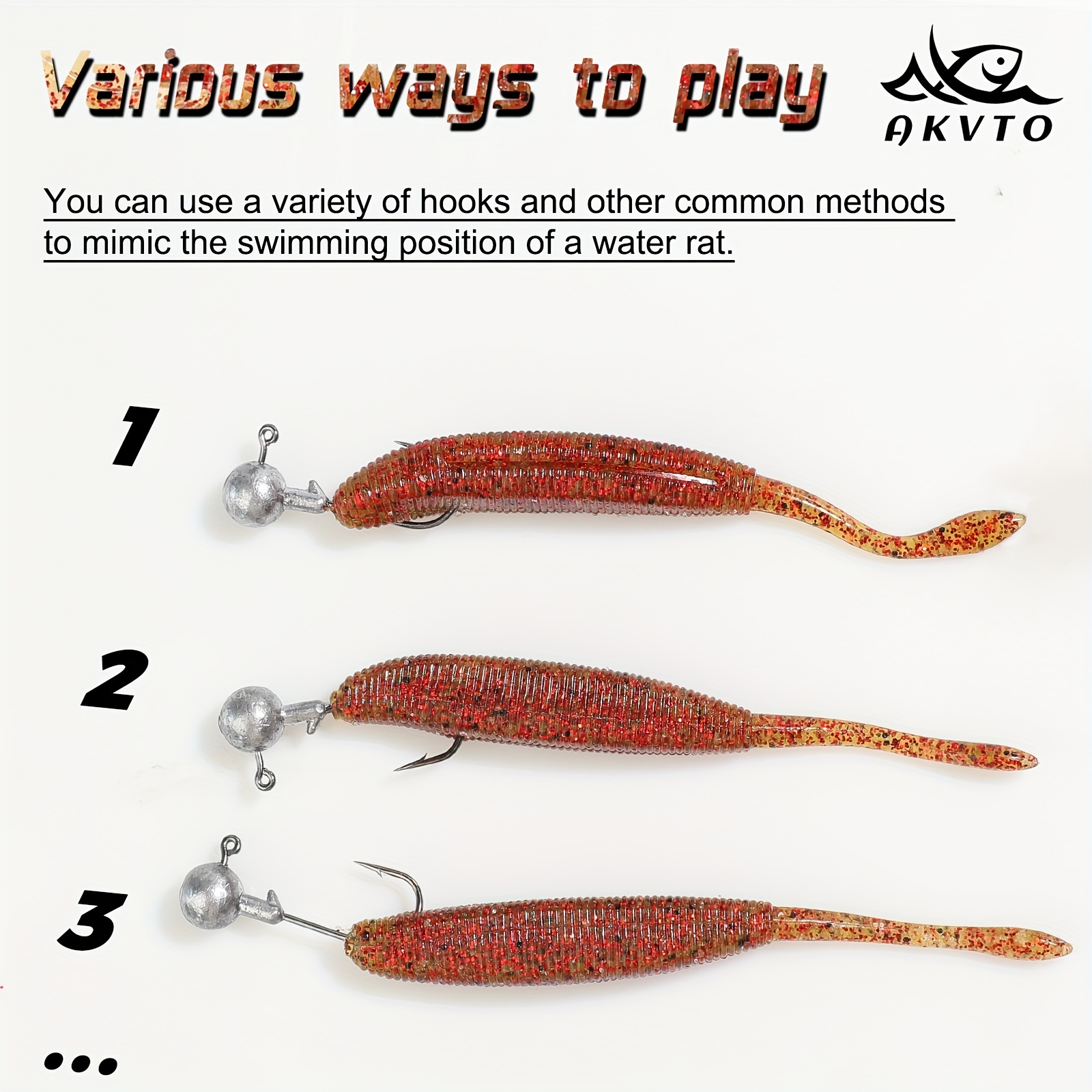 Topwater Soft Plastic Lures Baits All-purpose Fishing Lures For Freshwater  And Saltwater
