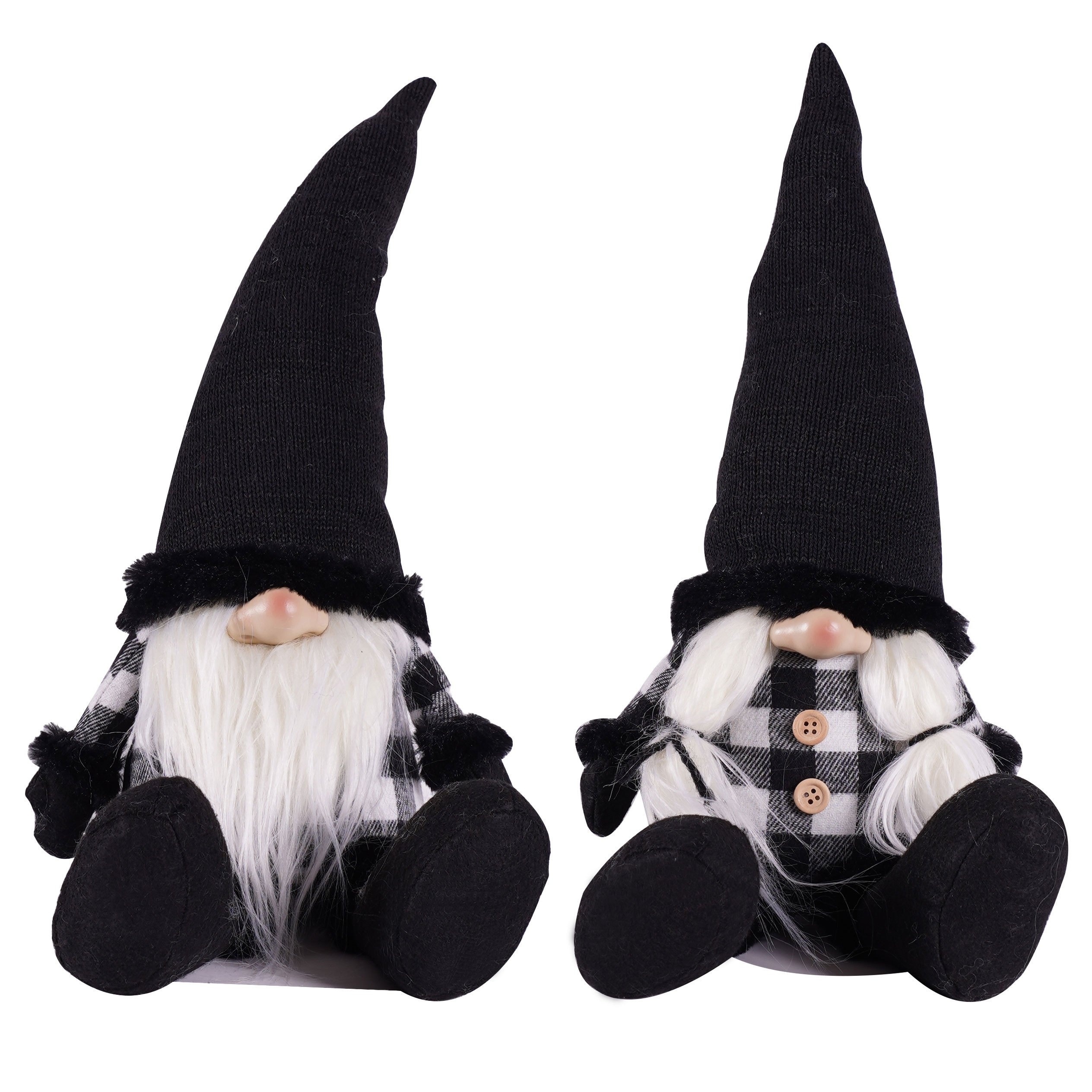 XINGXIA Gnomes de Noël Grinch - Décorations de Noël - Fait à la main -  Poupée d'elfe suédoise en peluche - Nains de vacances d'intérieur pour