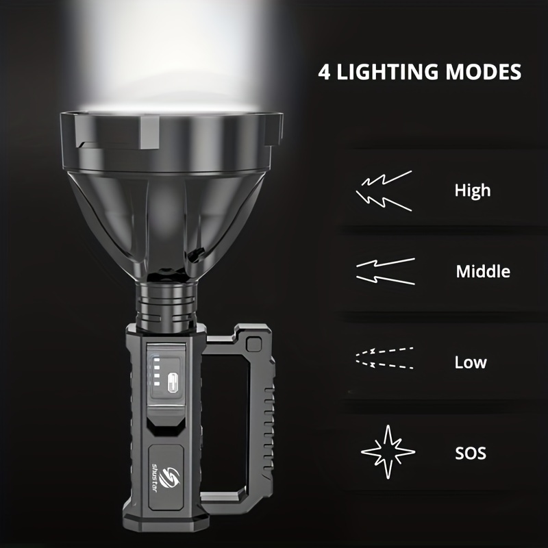 Linternas Led Recargables Alta Potencia Lámpara Distancia Iluminación  Ultralarga Reflector Xhp70 Linternas Potentes, Alta Calidad Asequible