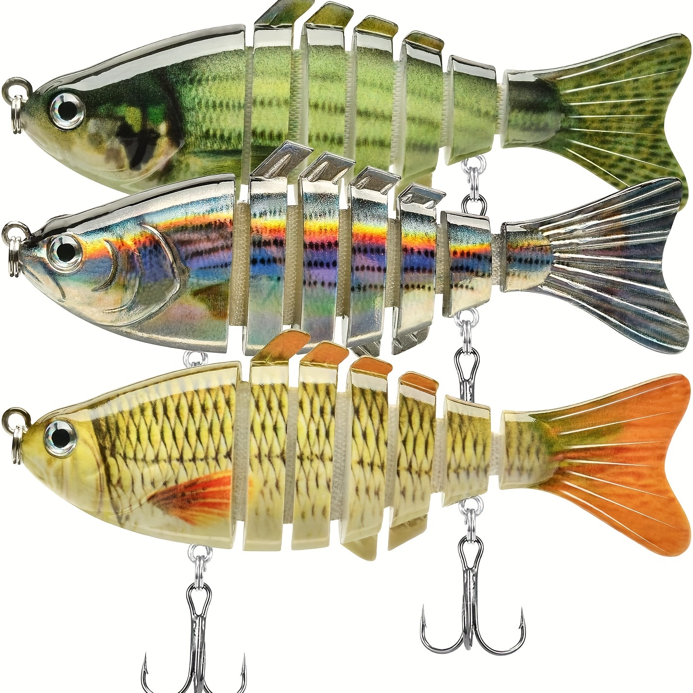 Fishing Lures Bass Trout Multi Jointed Swimbaits Slow - Temu New