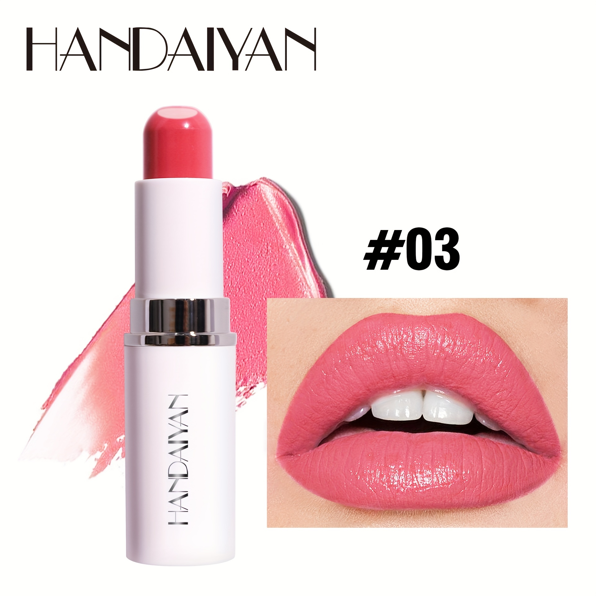 2-in-1 Sandwich Lipstick Matte Moisturizing Long Lasting Waterproof Non Smudge