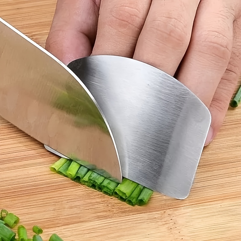 Finger Guards for Cutting, Stainless Steel 304 Finger Guard for Cutting Food, Finger Protectors, Finger Protector, Avoid Hurting When Slicing and