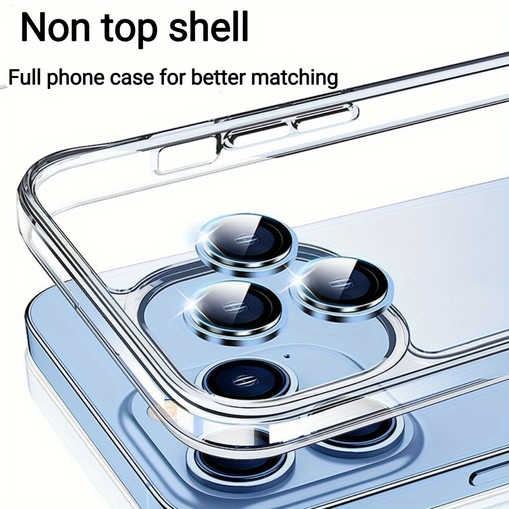 For iPhone 15 14 Pro Max 13 MagSafe Case Glass Lens Protector