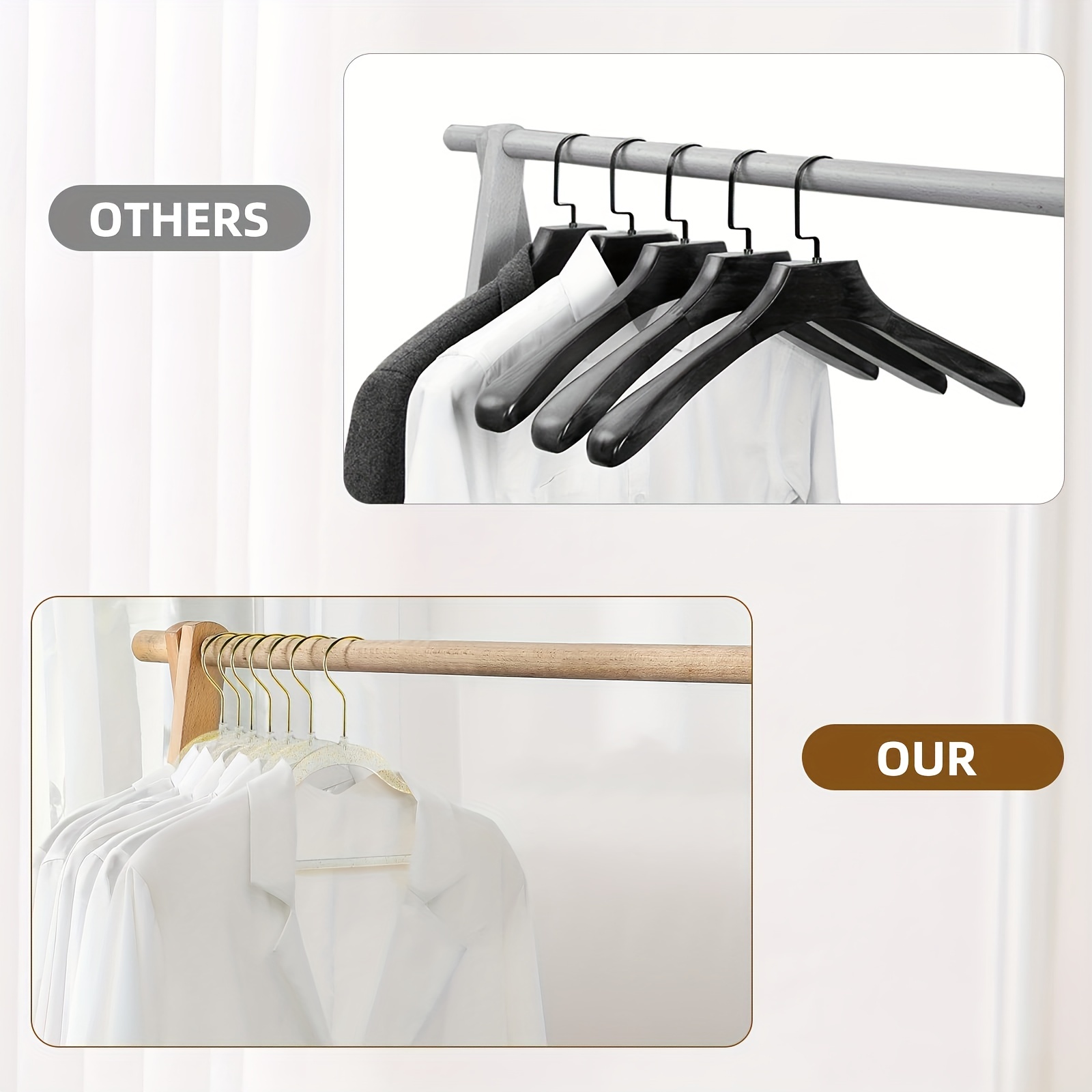 Plastic Hanger Clothes Hangers For Clothes Closets Coats And - Temu