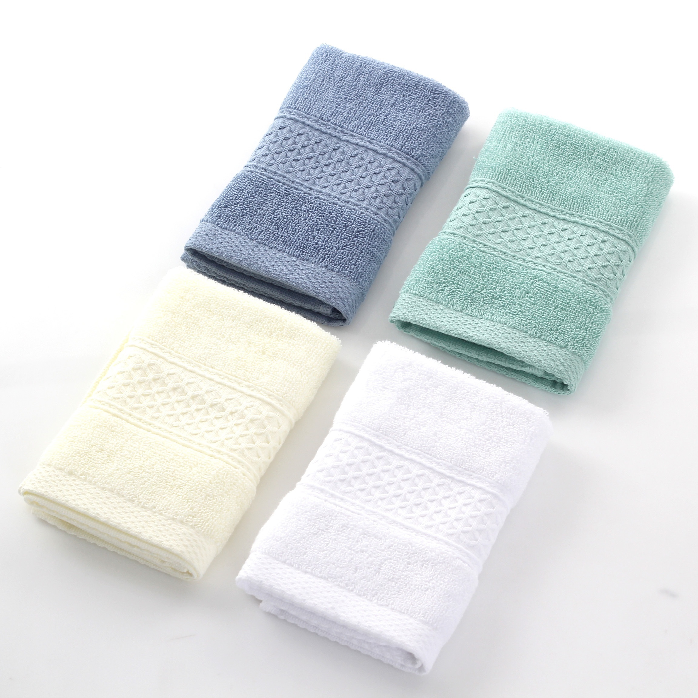 Comprar Juego de toallas de algodón de lujo de color silid de 3
