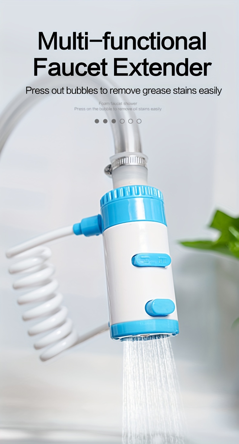 Multi functional Faucet Extender Free Retractable Hose Temu