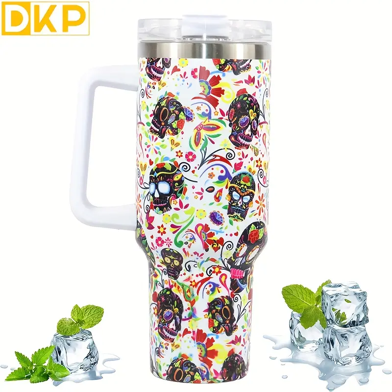Cozy 40oz Tumbler With Handle Straw & Lid Reusable Insulated  Stainless Steel Travel Water Bottle Gifts For Her Limited Edition Limited  Release: Tumblers & Water Glasses