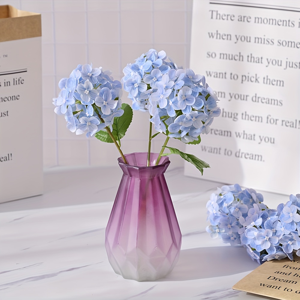 Artificial Hydrangea Flowers Lifelike Large Real Touch - Temu