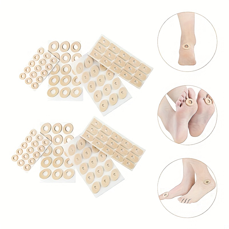 105pcs Reppkyh Callus Pads Corn & Toe Protectors Foot Care