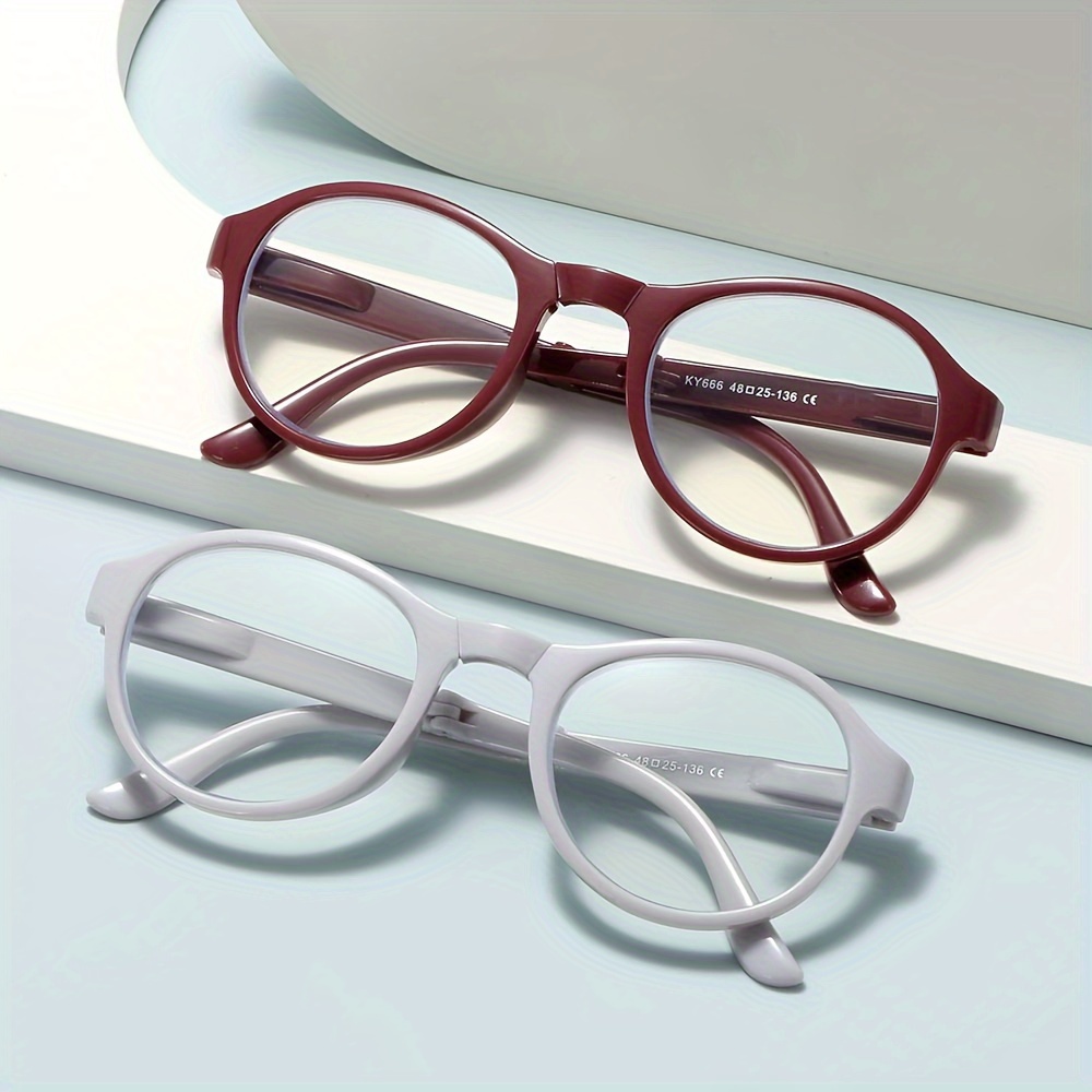 Folding Reading Glasses Retro Fashion Presbyopic Glasses - Temu
