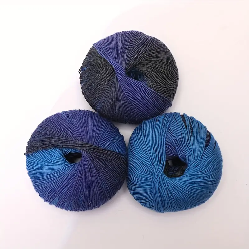 Rainbow Wool Thread 60% Wool 40% Acrylic Long Section Dye - Temu United  Arab Emirates