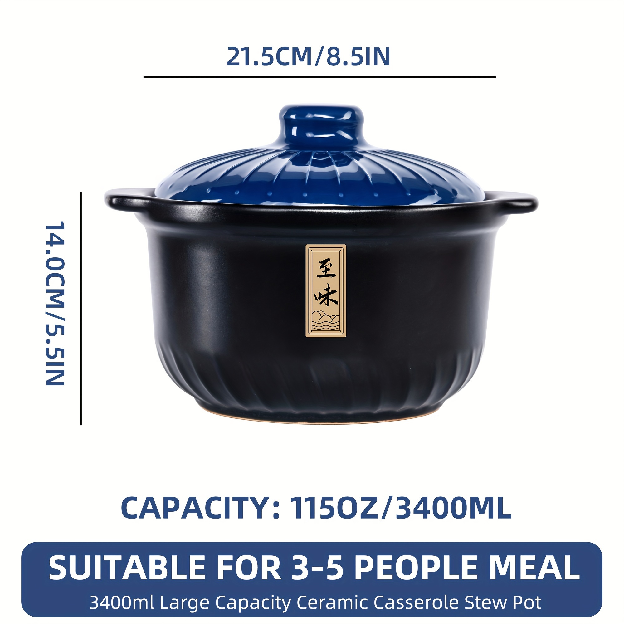 ceramic casserole pot Ceramic Stew Pot With Lids Stew Pot Steaming