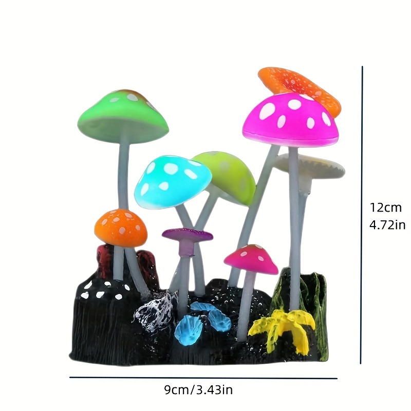 Mushroom clearance aquarium decoration