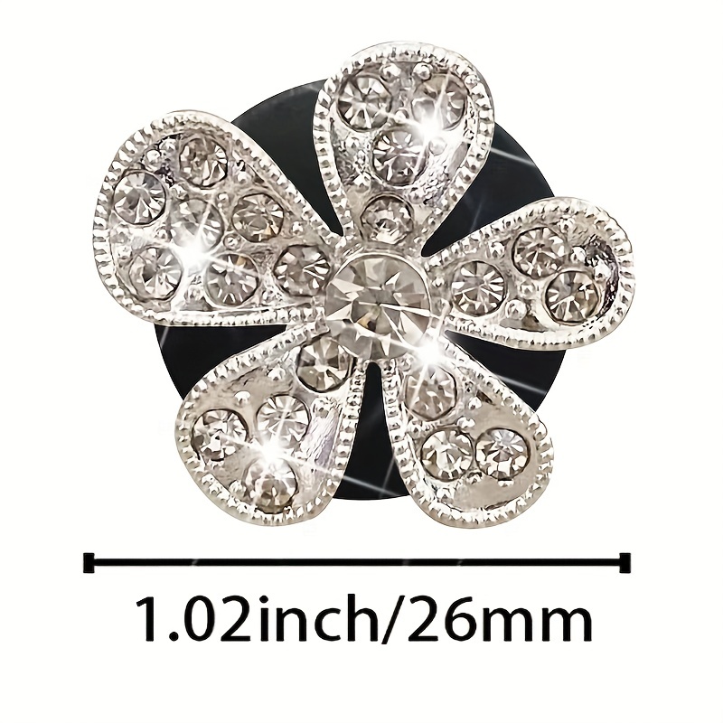 Rhinestone Petal Car Air Outlet Decoration