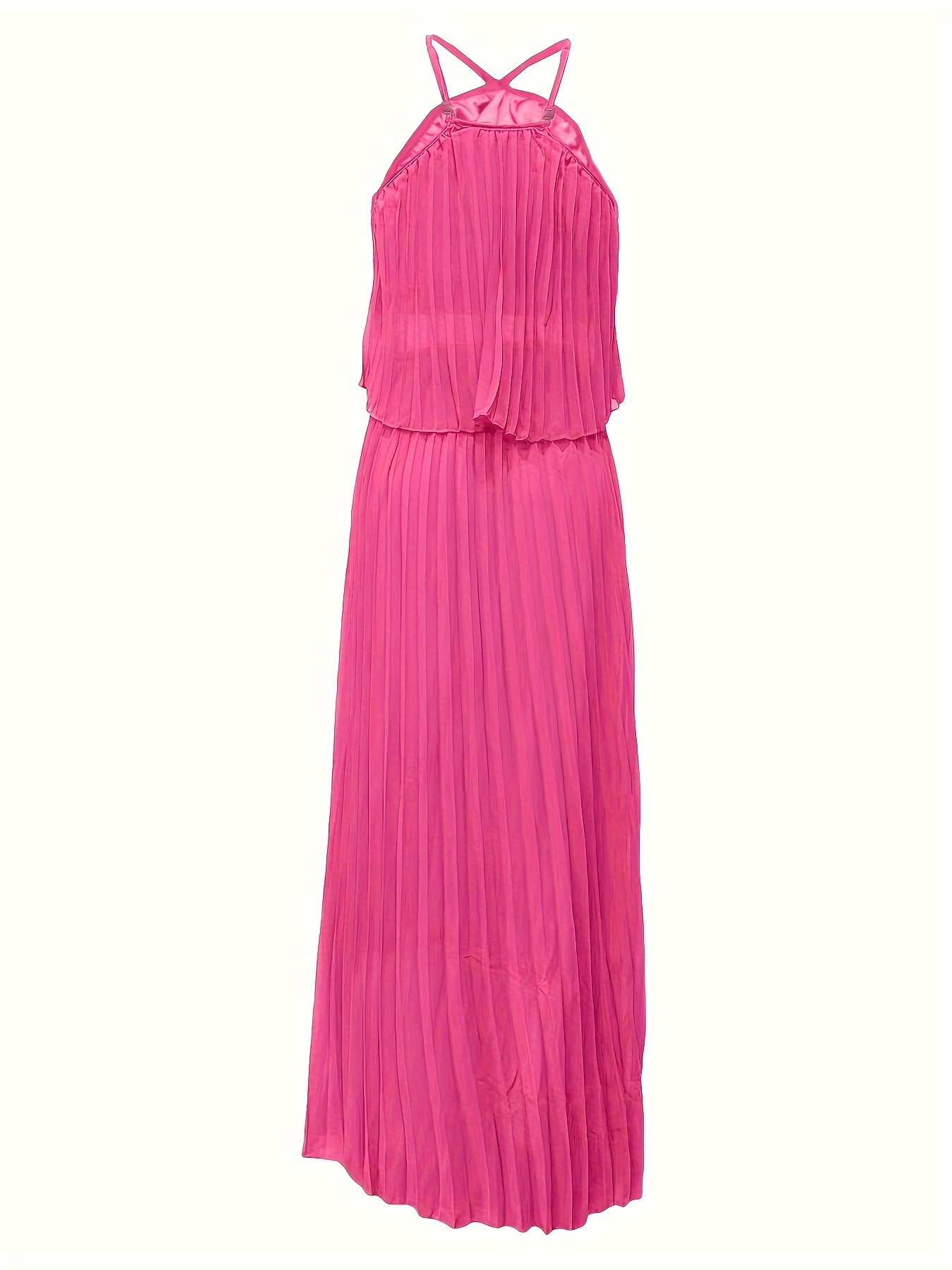 Msk pleated cheap maxi dress