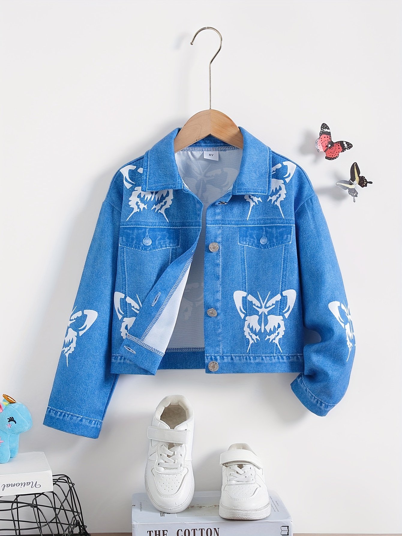 Kids denim store jacket nz