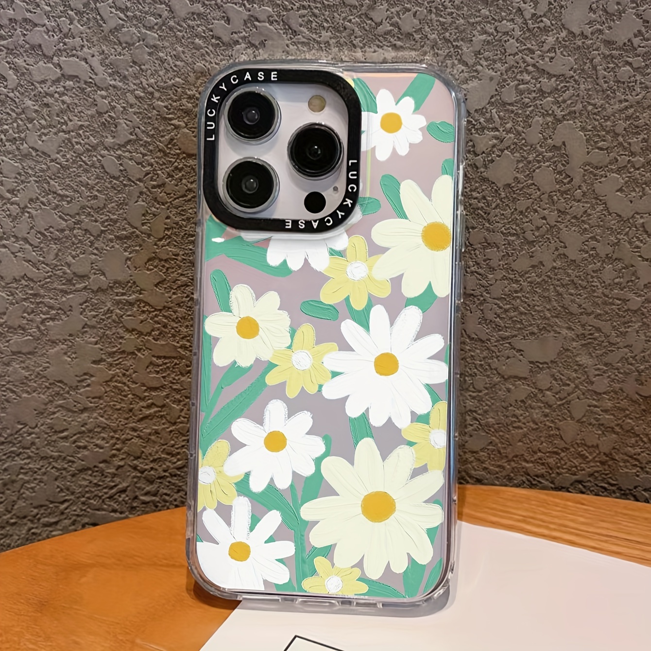 Flower Pattern Protective Shockproof Phone Case For IPhone 11/12/13/14/12 Pro Max/11 Pro/14 Pro/15