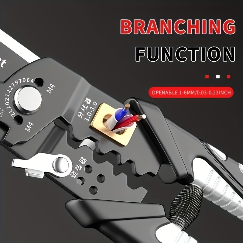 multifunctional 9 inch 22 86cm wire cutting pliers clamping wire striping tool for household fixing repairing details 6