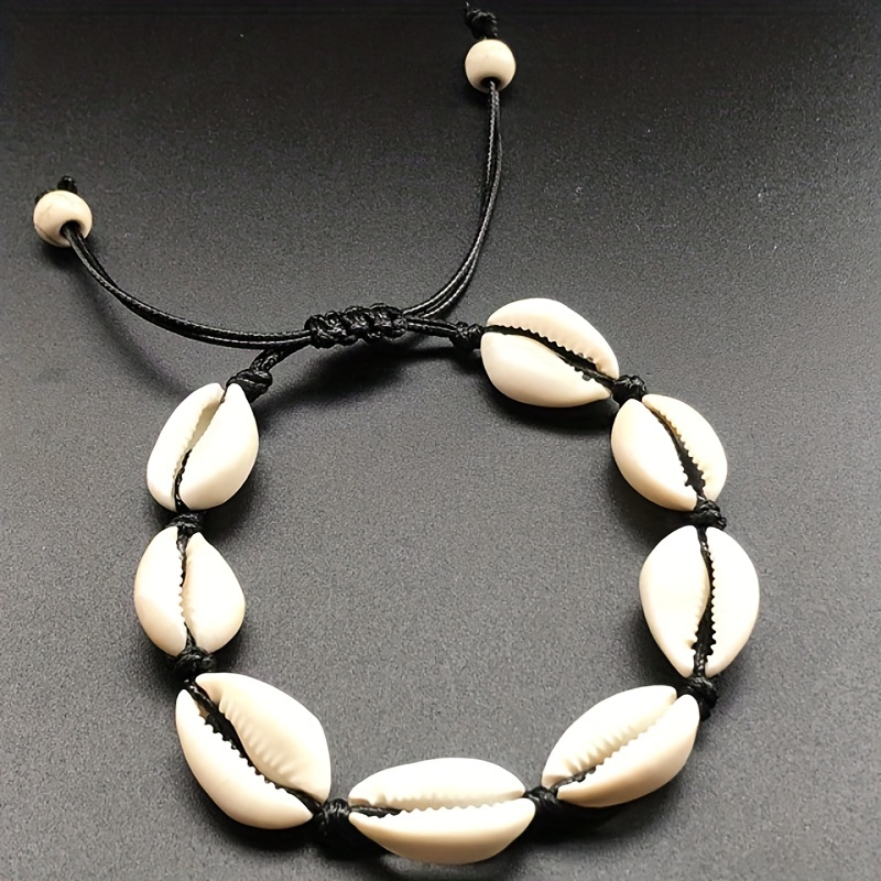 Bohemian Shell Conch Braided Bracelet for Men