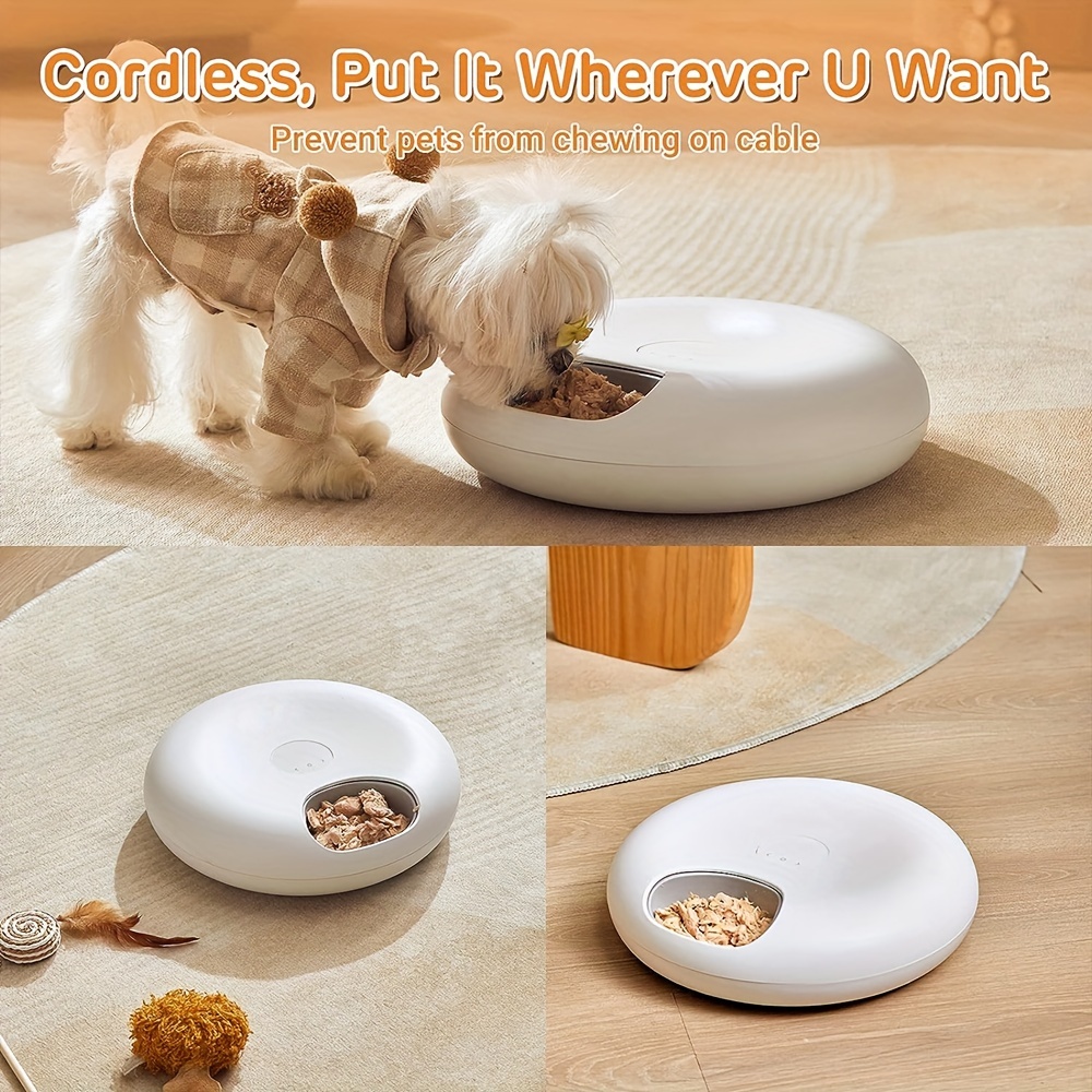 Automatic Timing Pet Feeder, Large Capacity, Dry and Wet Food