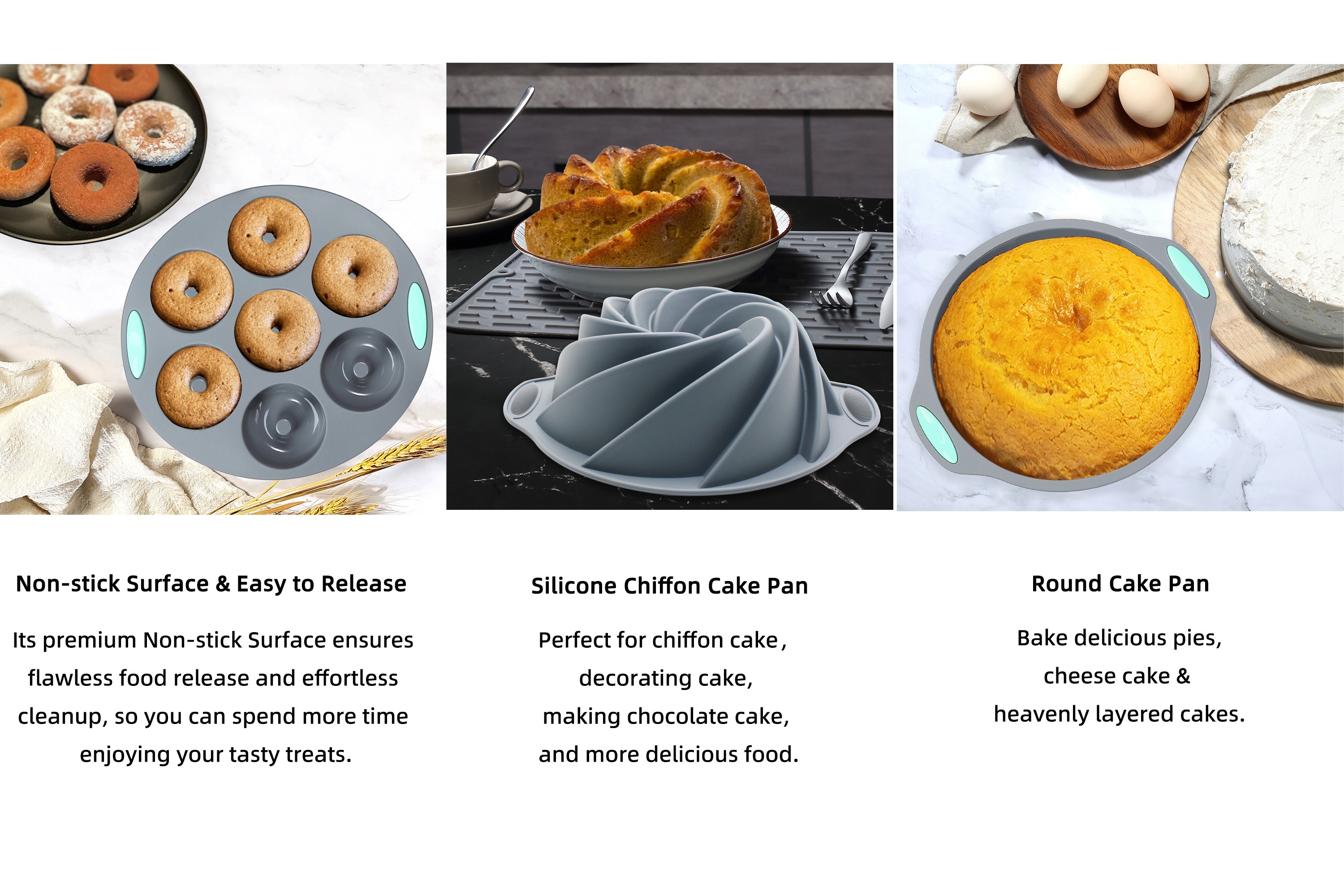 Bakeware, Bundt Pans, Cookie Sheets & More