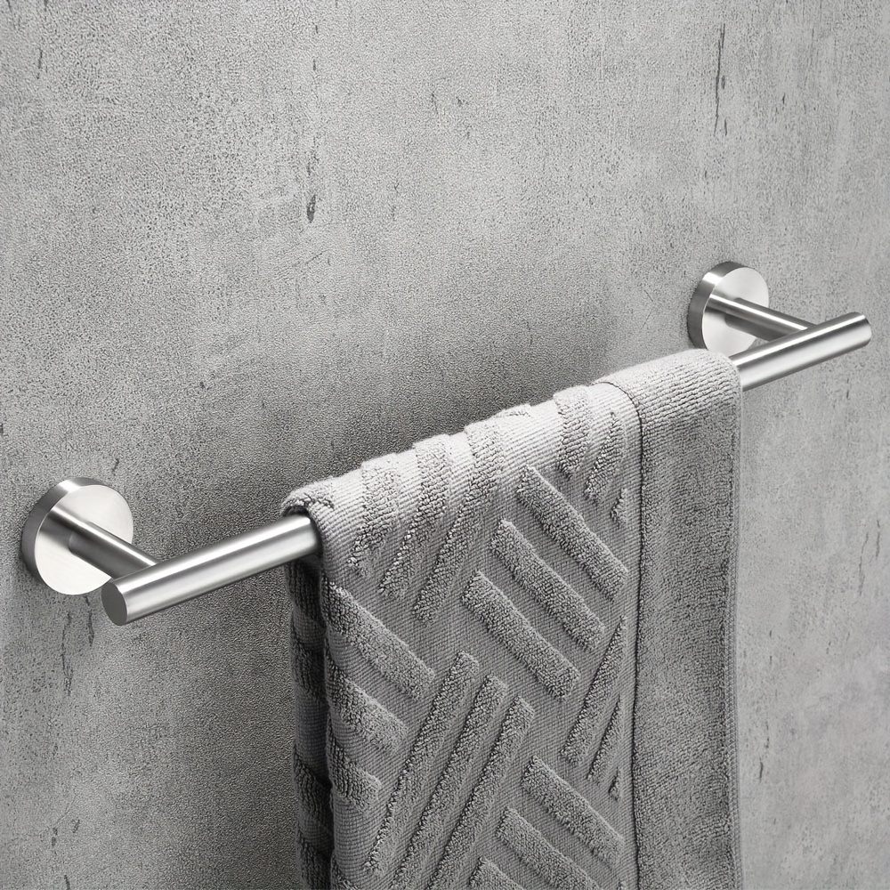 Towel Bar Stainless Steel Bathroom Towel Rack Heavy Duty - Temu