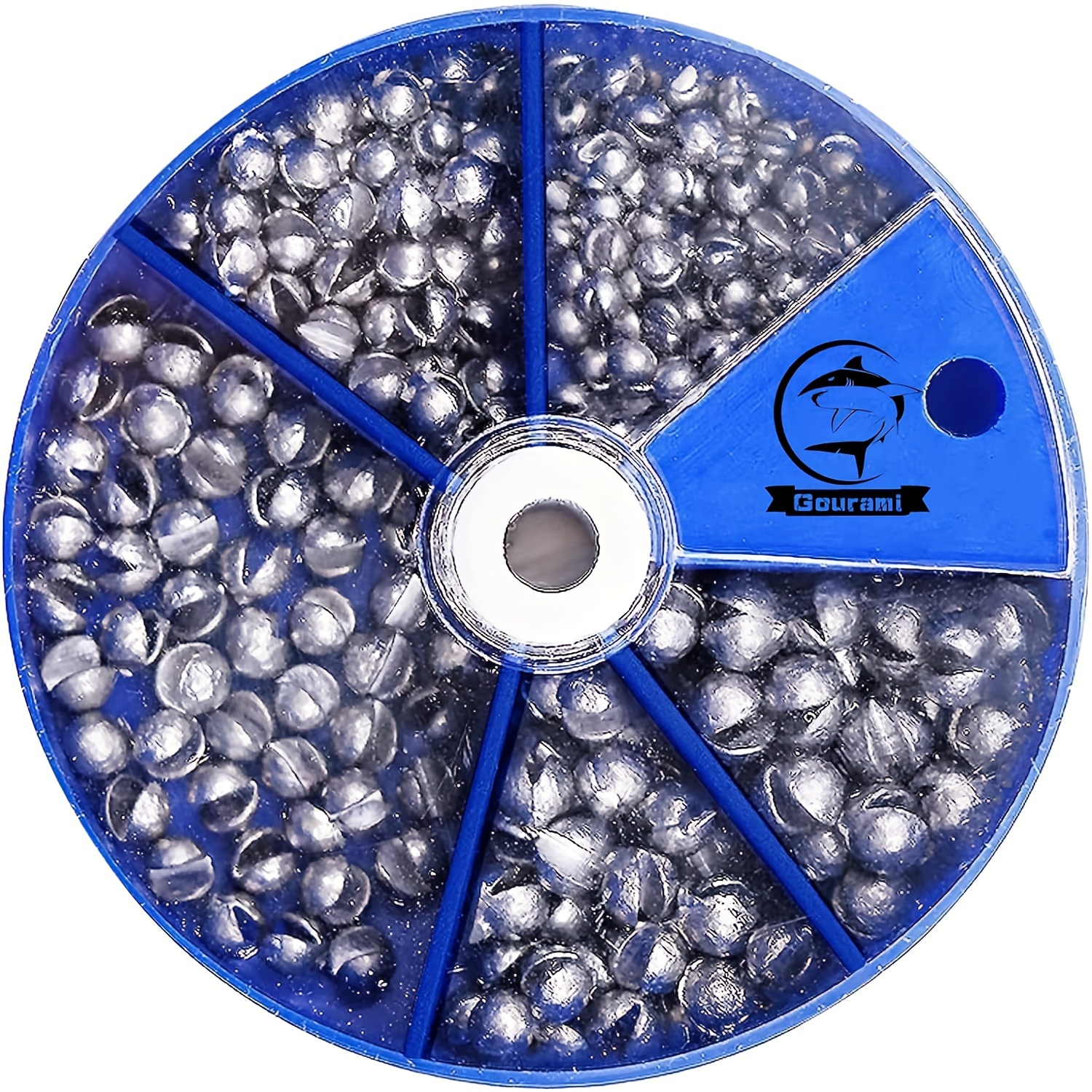 230pcs/107pcs Split Shot Lead Weights, Removable Round Opening Fishing  Sinkers, Fishing Accessories