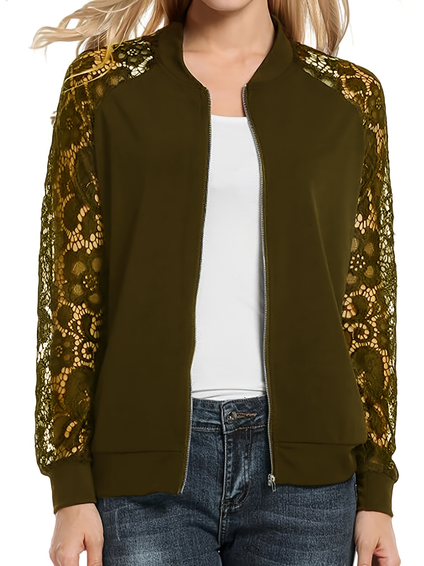 Green lace sale jacket